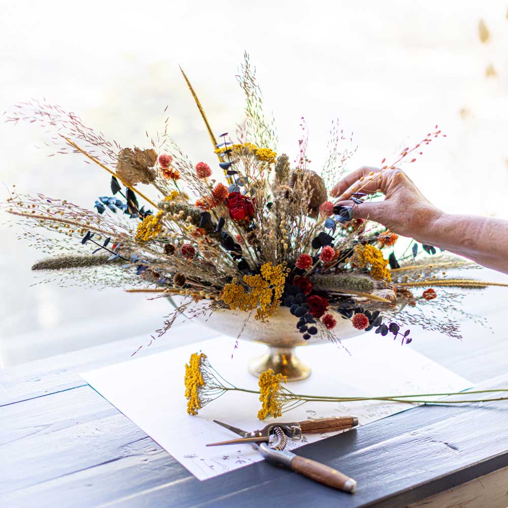 Fall Dried Floral Centerpiece Workshop - Saturday, November 15, 2025 at 11:00 AM