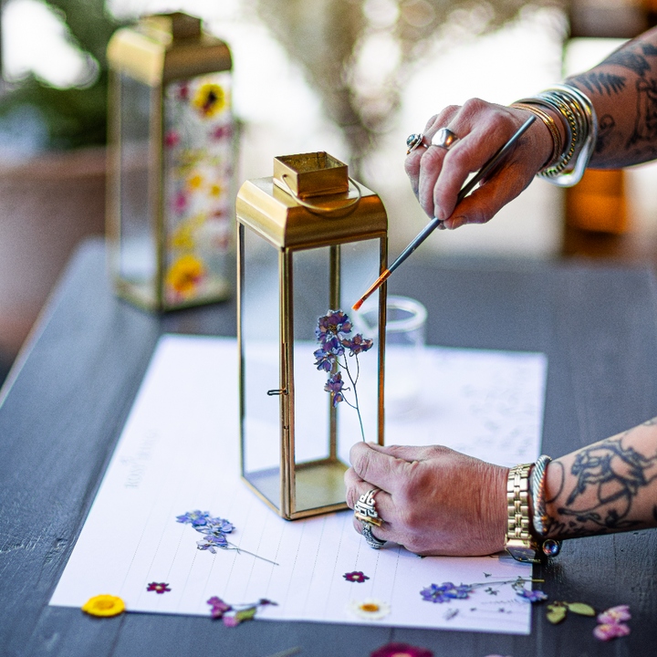 Floral Glass Lantern Workshop - Saturday, November 1, 2025 at 5:00 PM