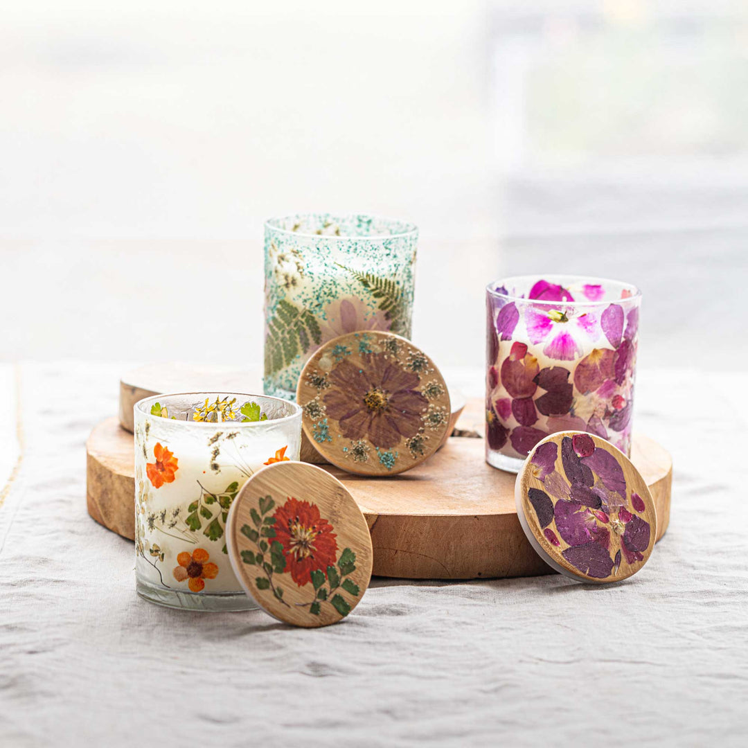 Private Pressed Floral Tumbler Candle Workshop - Clare Robinson + Work Event + Monday, July 28, 2025 at 4:00 PM