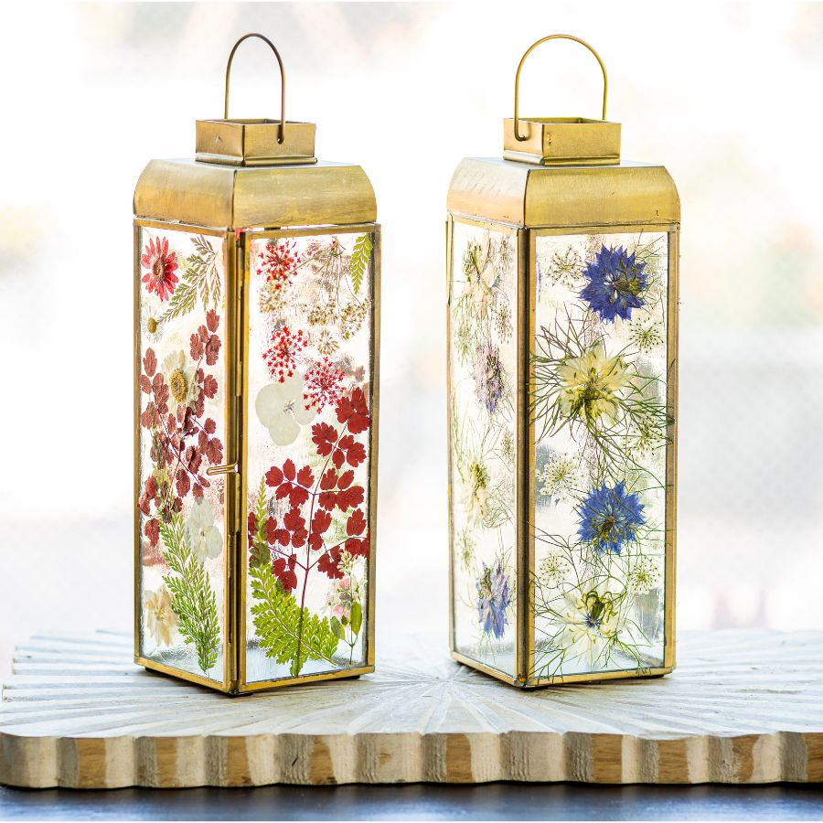 Floral Glass Lantern Workshop - Saturday, December 13, 2025 at 11:00 AM