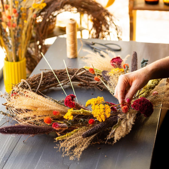 Fall Wreath - Extra Hands Fee