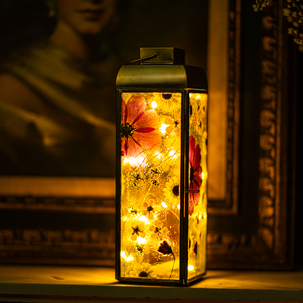 Floral Glass Lantern Workshop - Saturday, November 1, 2025 at 5:00 PM