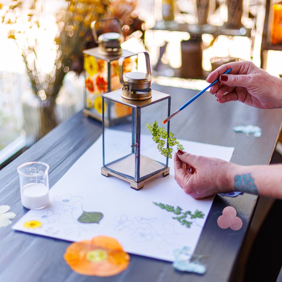 Floral Glass Lantern Workshop - Tuesday, November 17, 2026 at 6:00 PM