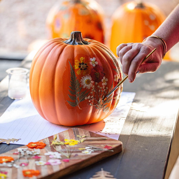 Pressed Floral Pumpkin Workshop - Sunday, September 20, 2026 at 2:00 PM